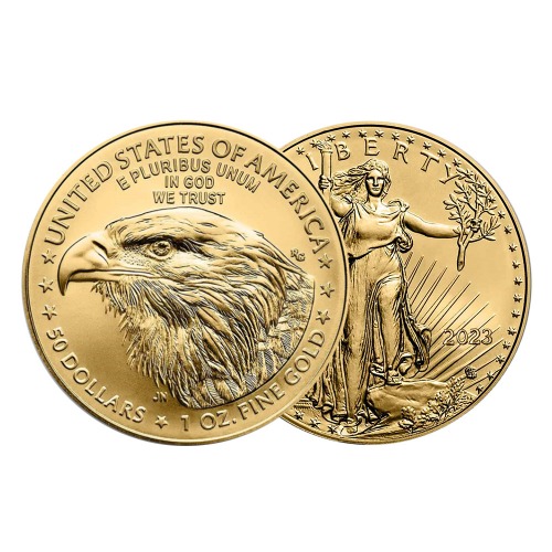 2023 1온스 아메리칸 골드 이글 불리온 주화(Coin) 50$(USD) - 22k