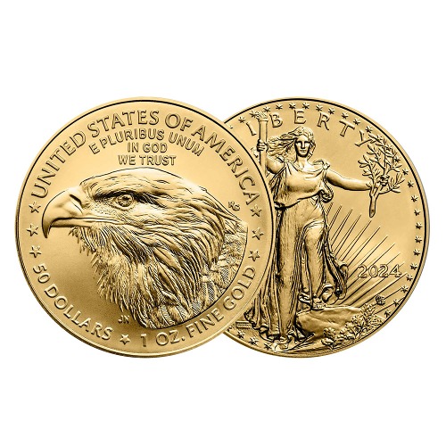 2024 1온스 아메리칸 골드 이글 불리온 주화(Coin) 50$(USD) - 22k